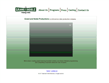 Tablet Screenshot of grandandnoble.com